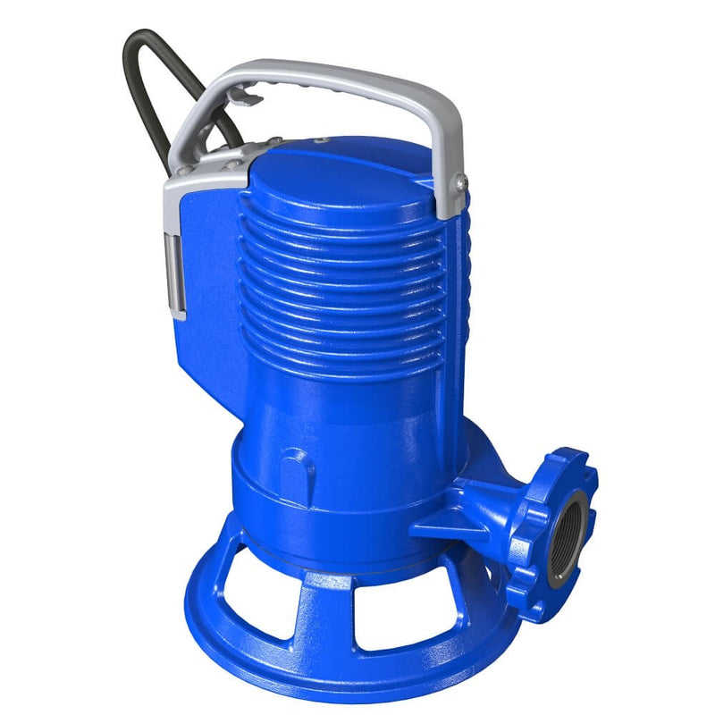 Zenit ZEN-GRBLUEP100/2/G40HTEX Submersible Sewage Grinder Pump Manual 0.75KW 415V (711423)