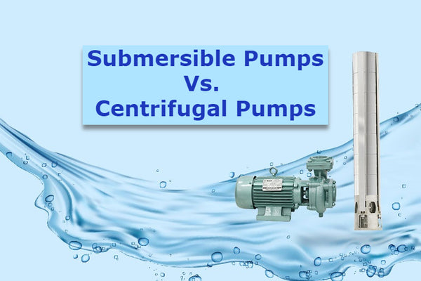surface water pump vs submersible pump diagram