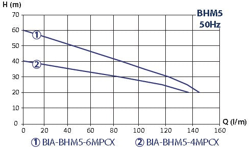Bianco BIA-BHM5-6MPCX Surface Mounted Pressure Pump With Auto Pump Control 1.3KW 240V (802439) - Contact us for availability