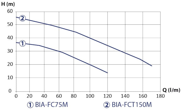 Bianco BIA-FC75M Cast Iron Centrifugal Transfer Pump 0.75KW 240V (802805)