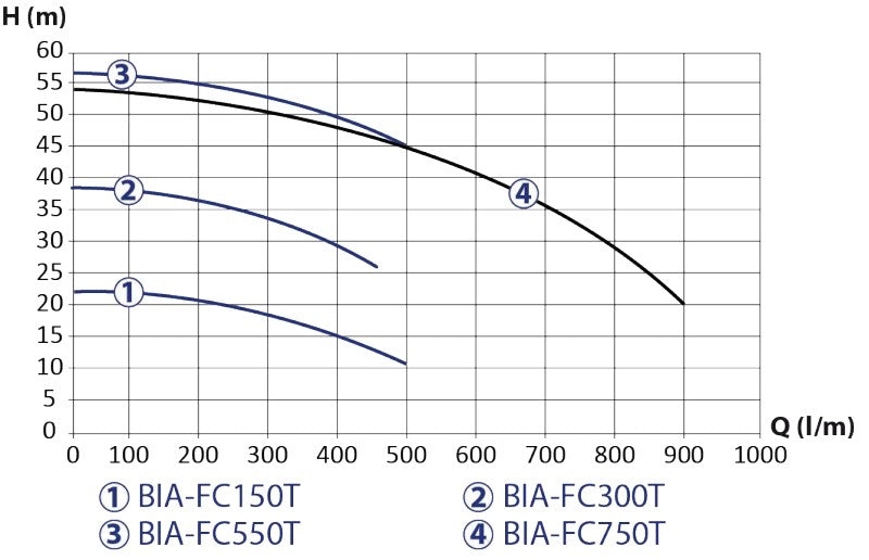 Bianco BIA-FC550T Cast Iron Centrifugal Transfer Pump 5.5KW 240V (802809) - Special Order - ETA 90 days