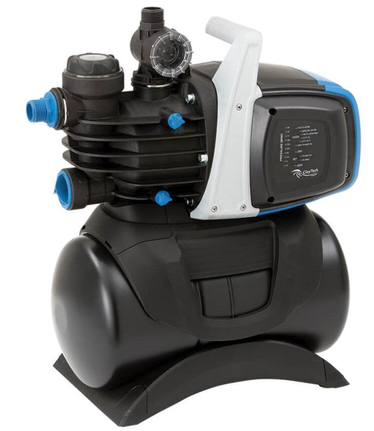 ClayTech CT4 Surface Mounted Jet Pump with Integrated Automatic Controller & 18L Pressure Tank 0.6KW 240V (807721) - Contact us for availability