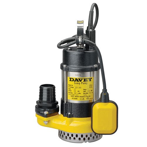 Davey D75A Submersible Drainage Automatic Pump 0.75KW 240V