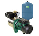 DAB-JINOX102MP-18V Surface Mounted Stainless Steel Jet Pump with Pressure Switch & 18 Litre Pressure Tank 0.75KW 240V (701582)