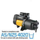 Davey XJ70P Dynajet Pump & Pressure Switch Only 0.8KW 240V